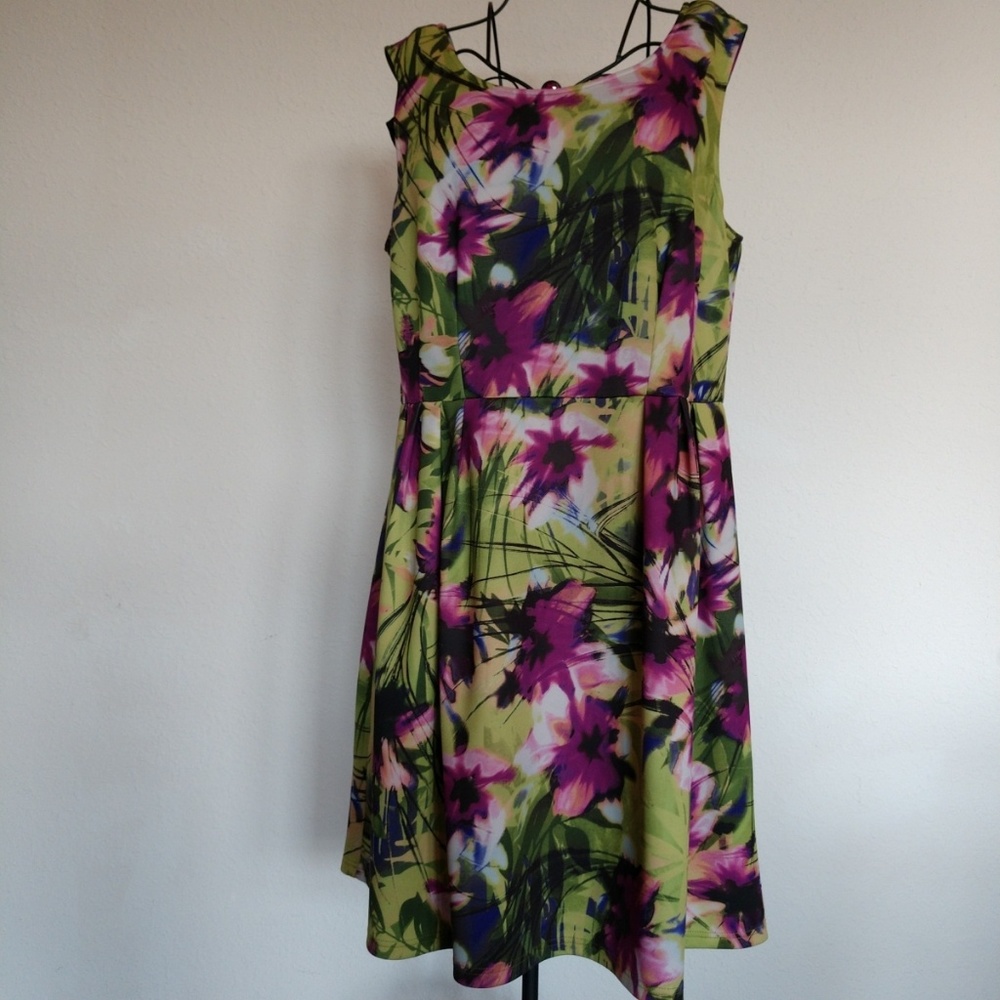 Lord & Taylor Modamix Fluttery Floral Dress